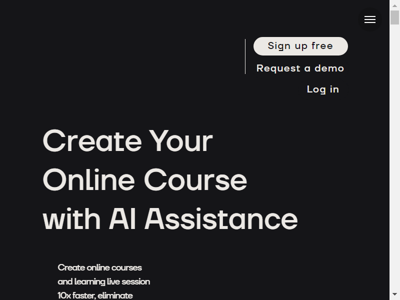 CourseFactory AI screenshot