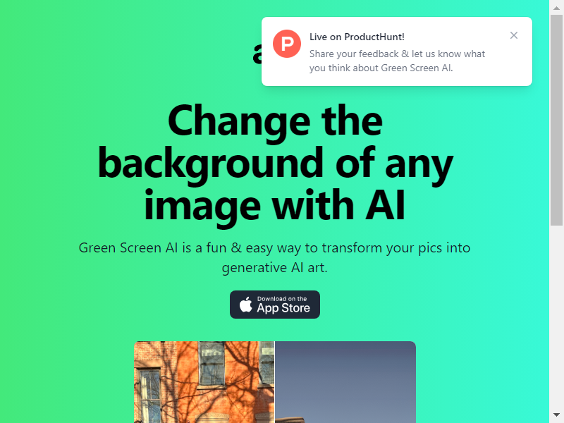 Green Screen AI screenshot