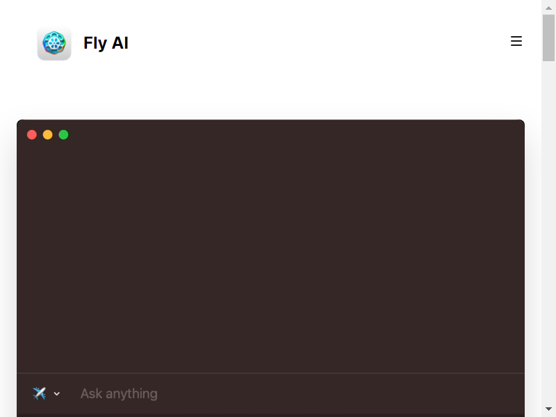 Fly AI screenshot