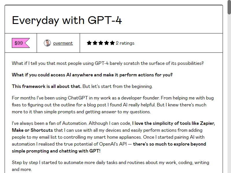 Everyday with GPT-4 screenshot