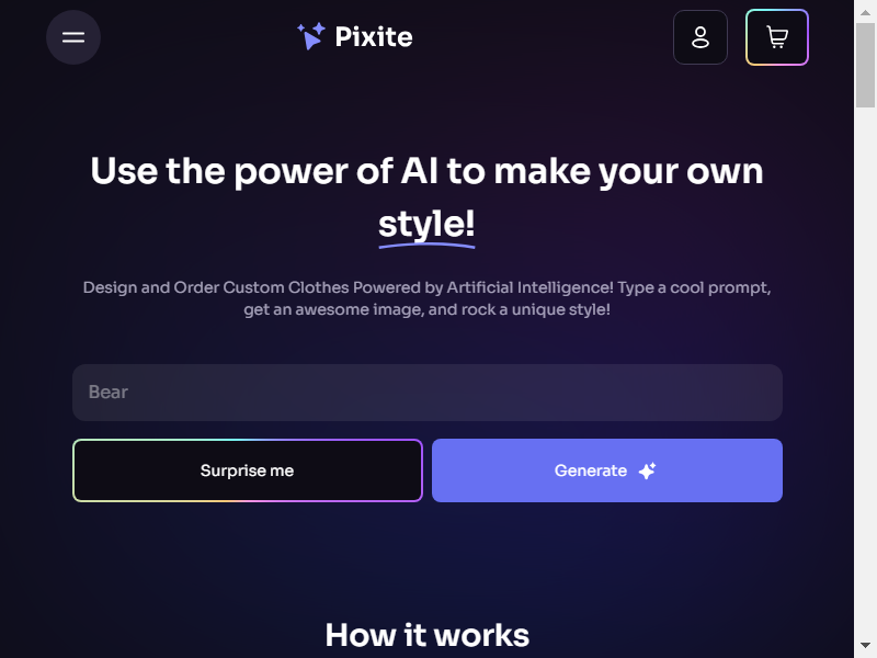 Pixite screenshot