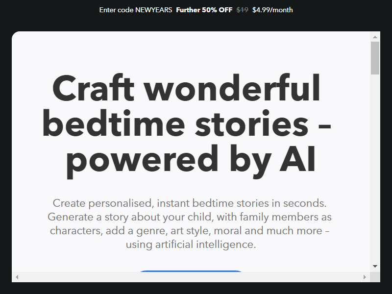 BedtimeStory AI screenshot