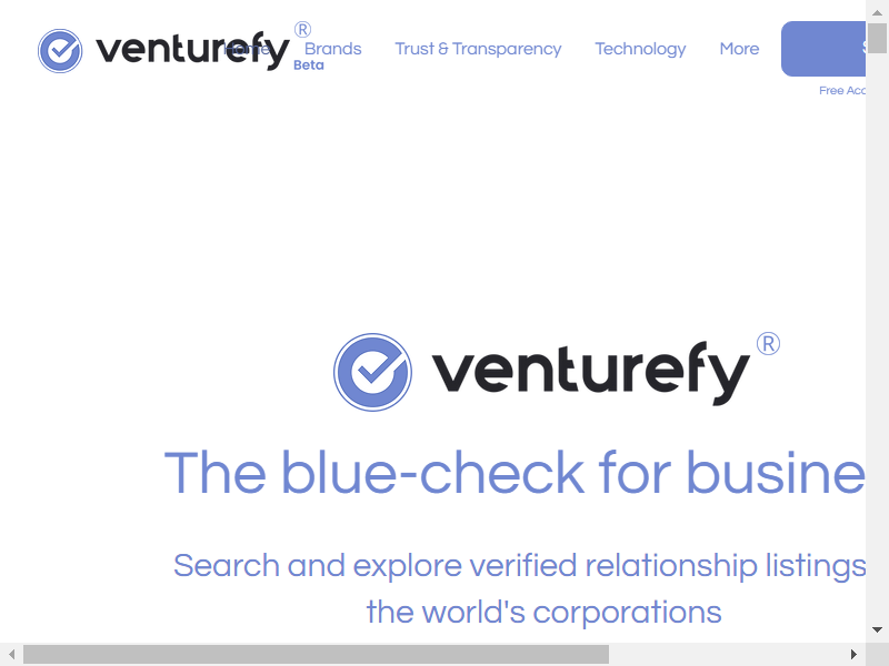 Venturefy screenshot